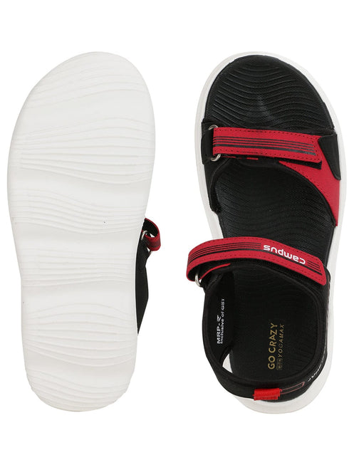 GC-24C Black Kid's Sandals